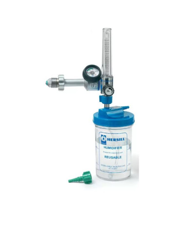 Détenteur de pression d'oxygène avec débitmètre à orifices calibrés F15 0-15L/min