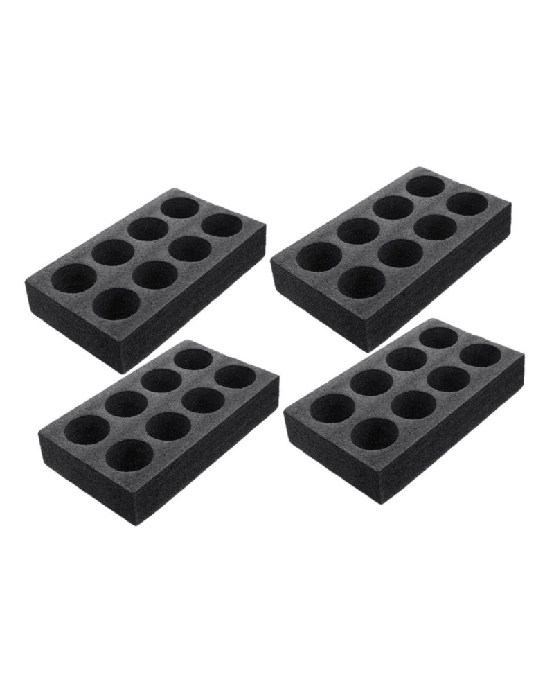 Portoir en mousse pour 8 tubes Minibox XL