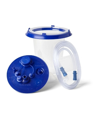 Système d'aspiration MED-SOFT 1.5L + Tubulure 1.80m, diamètre 6mm & Stop-vide