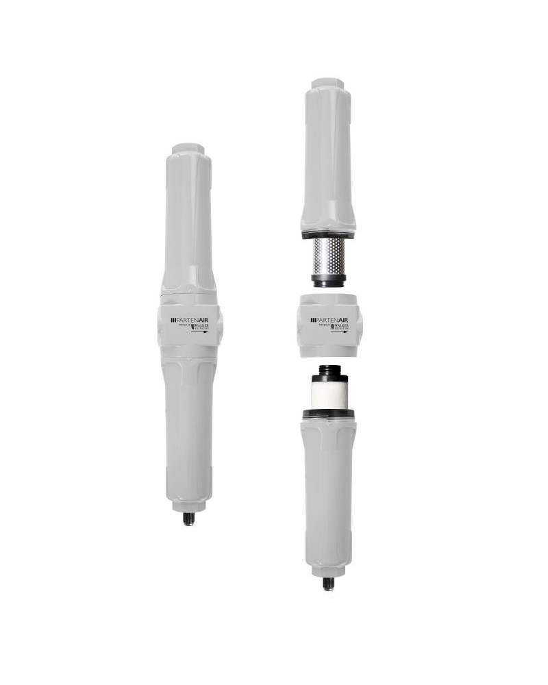 Filtre à  air avec déshuileurs bi-étagés