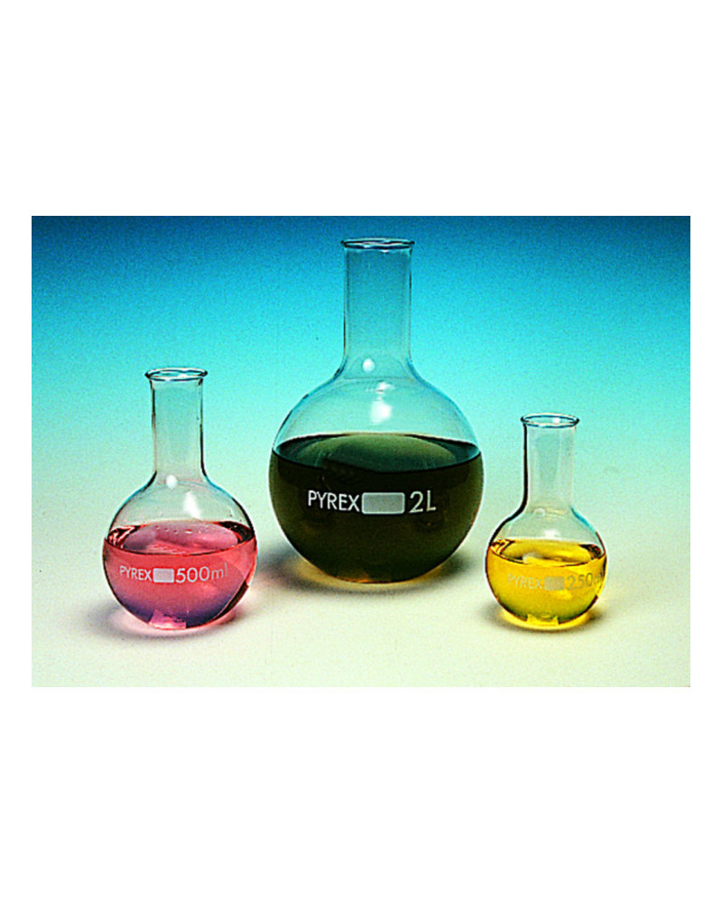 Ballon à  fond plat en verre PYREX 2L Ballon à  fond plat en verre PYREX 2L