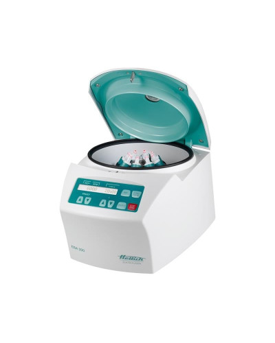 Centrifugeuse de paillasse HETTICH avec rotor, modèle EBA 200