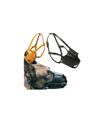 Muselière pour chien, type policier.