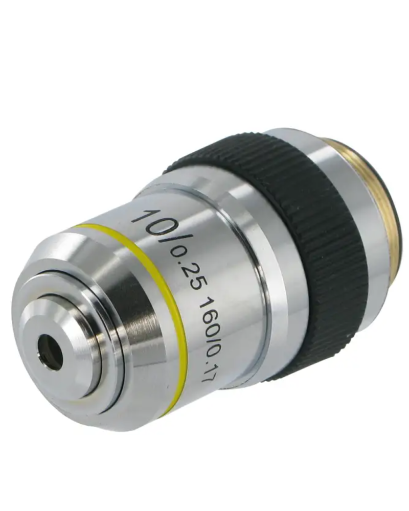 Objectifs achromatiques 4 têtes pour microscope binoculaire