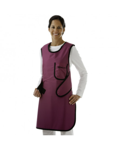 Tablier demi-chasuble plombé pour radioprotection