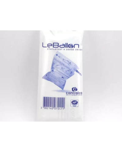 Ballon Ethylotest à  usage unique, lot de 4