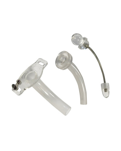 Canule trachéale MG Krishaber courte complète en Acrylique