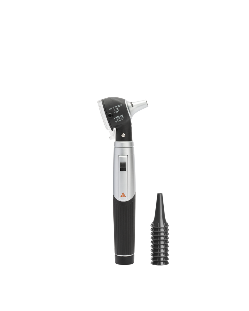 Otoscope à fibre optique XHL, Modèle Mini 3000 de HEINE Otoscope à fibre optique XHL, Modèle Mini 3000 de HEINE