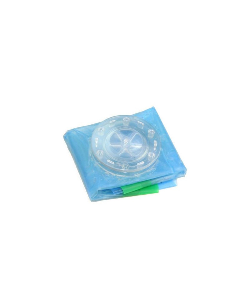 Pansement thoracique adhésif hydrogel avec valve