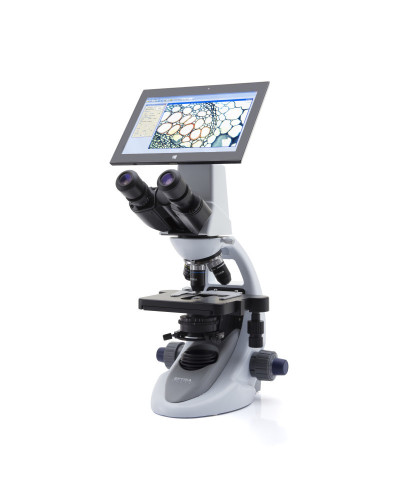 Microscope trinoculaire avec tablette tactile, modèle EHM-200T