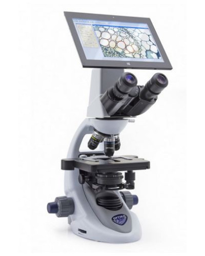 Microscope trinoculaire avec tablette tactile, modèle EHM-200T