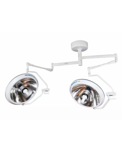 Lampe d'opération plafonnière deux coupoles ZF700/700