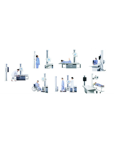 Appareil de radiographie numérique ASR-6150C (F) monté sur sol