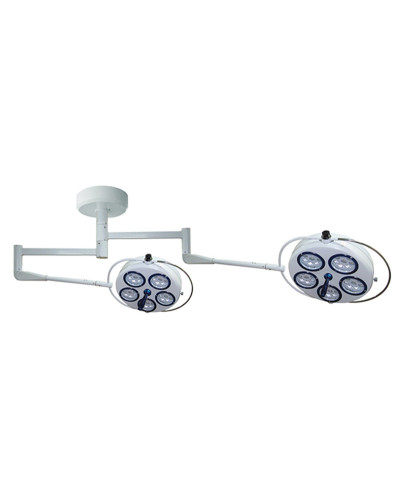 Lampe d'opération deux coupoles à LED, 10 réflecteurs