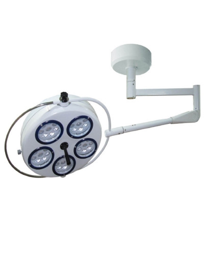 Lampe d'opération plafonnière une coupole, à LED 5 réflecteurs