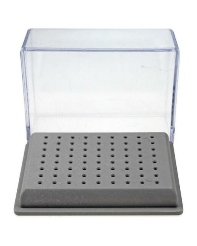 Porte-fraises FG en Inox 24 trous, Avec couvercle