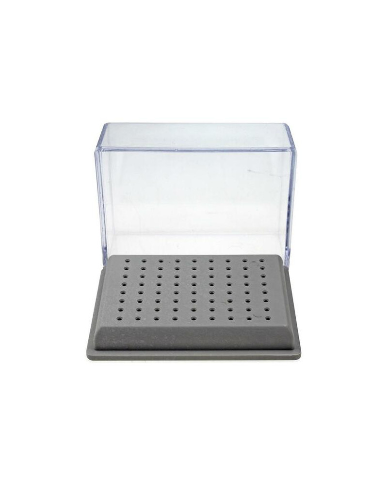 Porte-fraises FG en Inox 24 trous, Avec couvercle