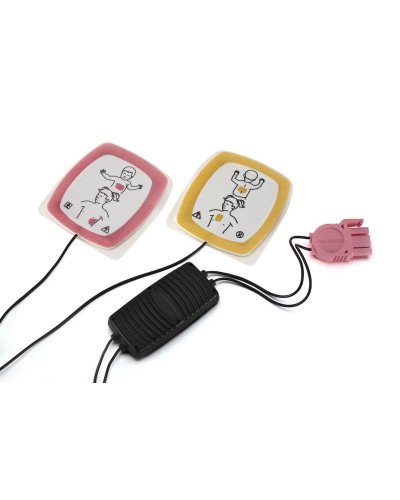 Electrodes de défibrillation jetables pédiatrique