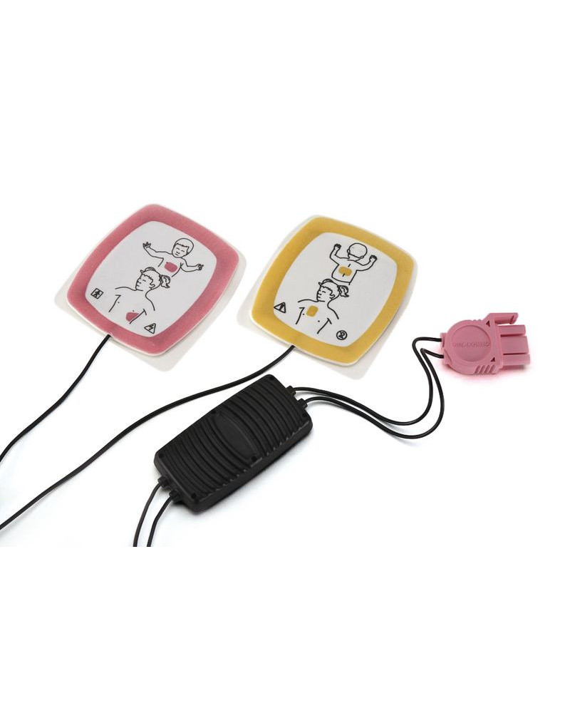 Electrodes de défibrillation jetables pédiatrique