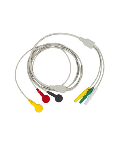 Câble patient à 3 brins pour défibrillateur de type REANIBEX