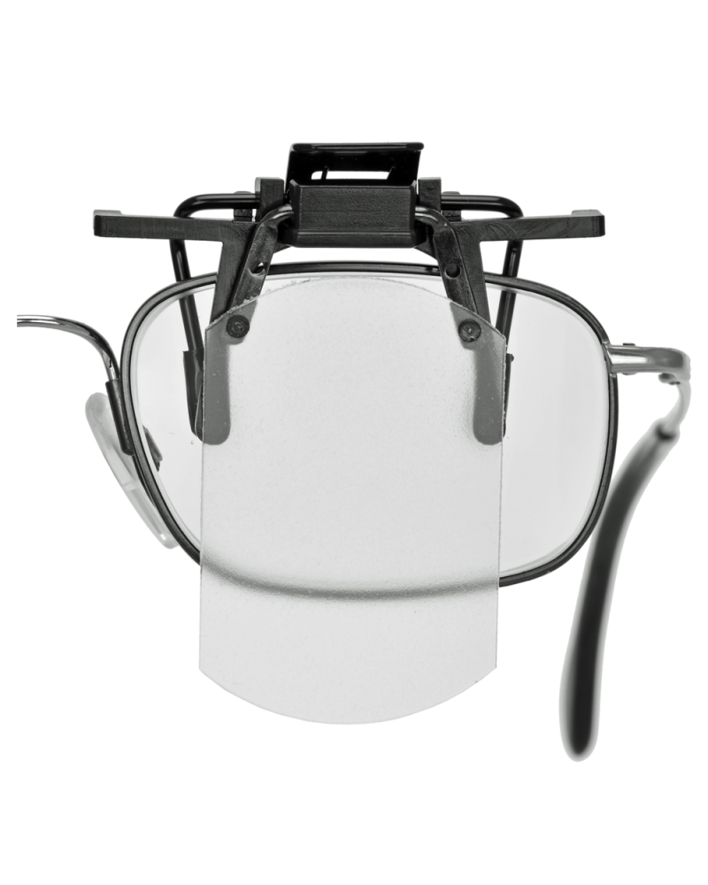 Cache-oeil translucide pour lunette