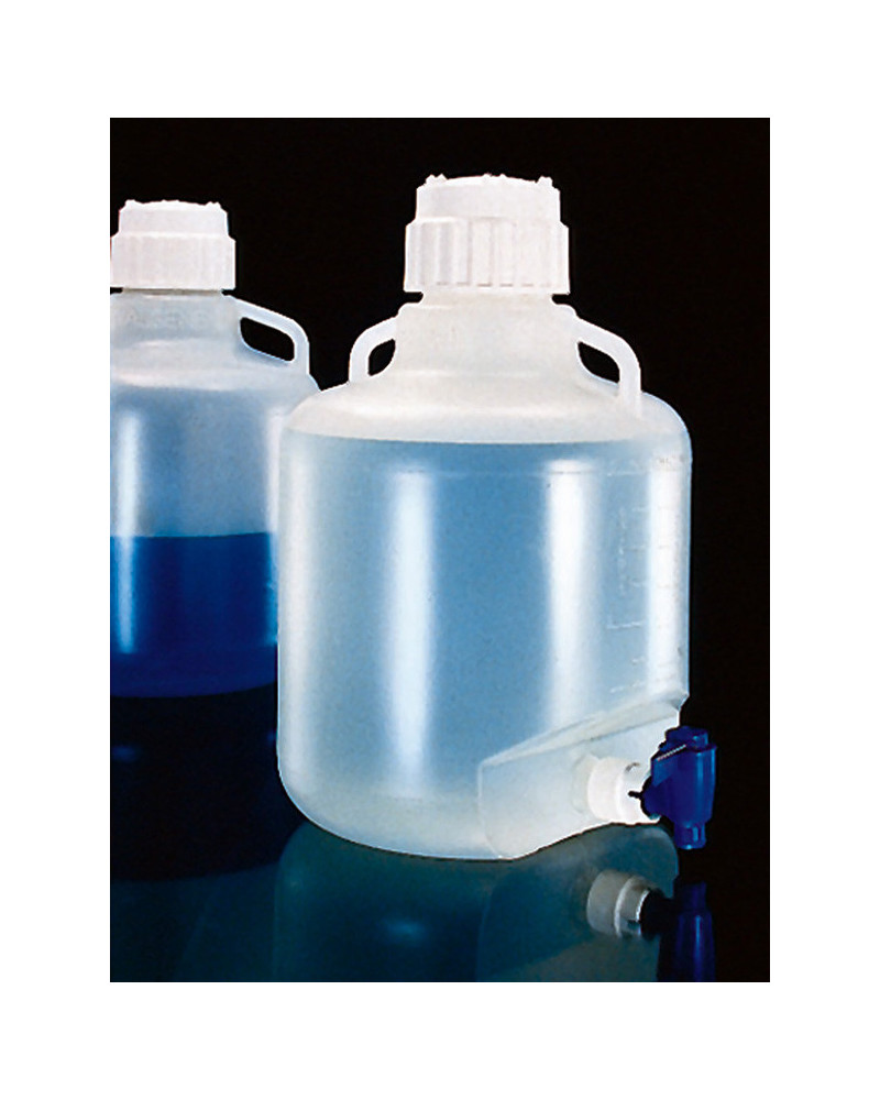 Bonbonne en polypropylène avec robinet 10 L, Modèle Nalgène