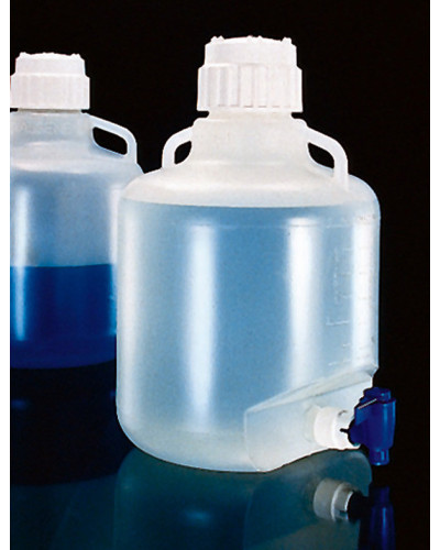 Bonbonne en polypropylène avec robinet 20 L, Modèle Nalgène