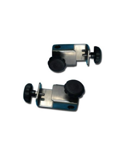 Paire d'etaux tube carré