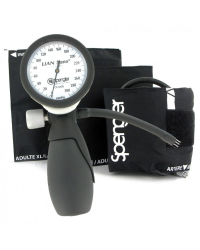 Tensiomètre Anéroïde Lian  Nano avec brassard nylon noir Adulte (M)