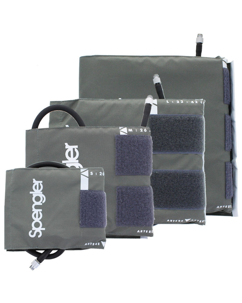 Brassard+poche TPU 1 t avec raccord à  vis mâle, nylon gris Adulte (M)