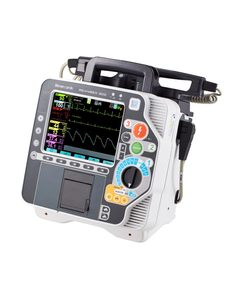 Défibrillateur multiparamétrique modulable avec systèmePlug & Play