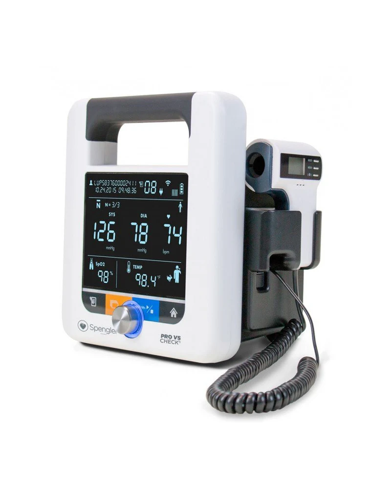 Moniteur de mesure de la PNI + SpO2 NELLCOR compatible + Socle à  roulettes