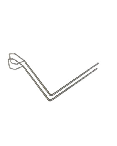 Etriers pour divan examen en inox et Etaux de Fixation tube carré