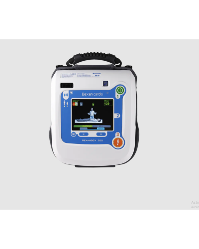 Défibrillateur externe automatisé avec commande manuelle