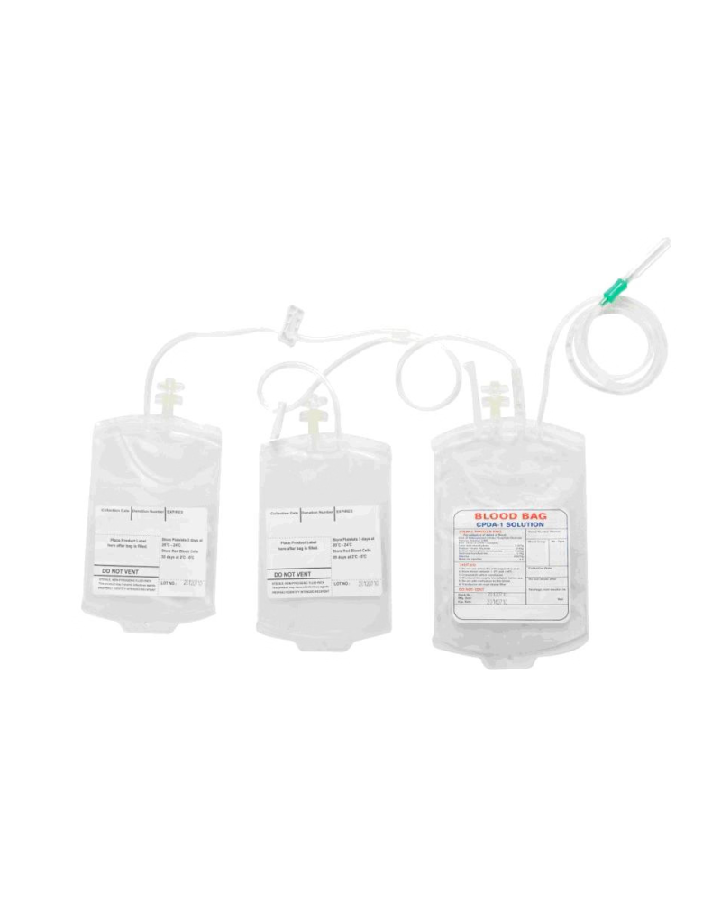 Poche à sang triple(450ml)