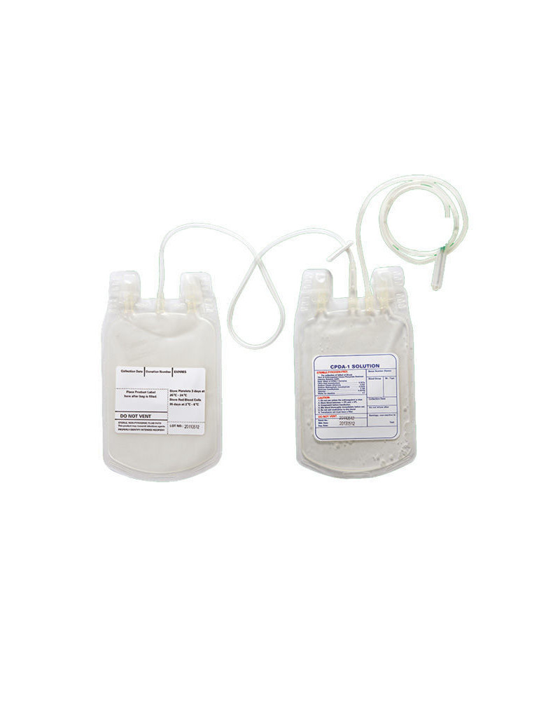 Poche à sang double(450ml) lot de 10