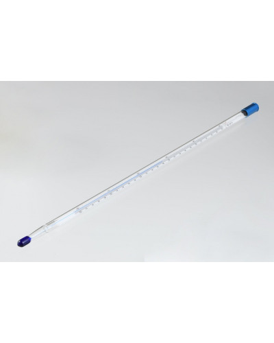Thermomètre à  liquide bleu - 20 / + 110°C à  immersion partielle