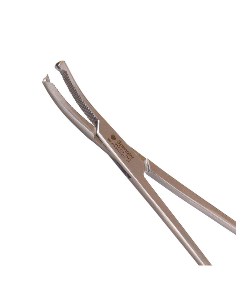 Pince de JL Faure, courbe, Avec griffe - 22 cm