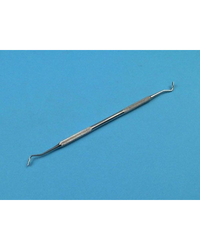 Fouloir dentaire à  amalgame, double, bout lisses foc N° 2