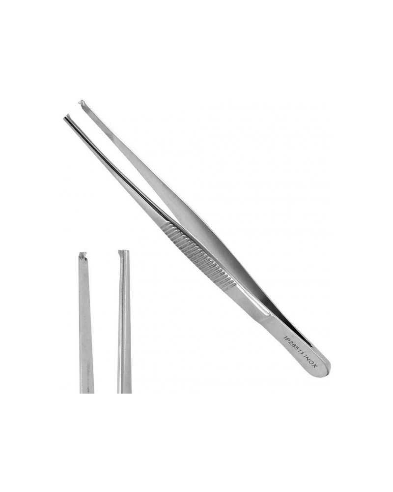 Pince à disséquer, avec griffe, 14 cm Pince à disséquer, avec griffe, 14 cm