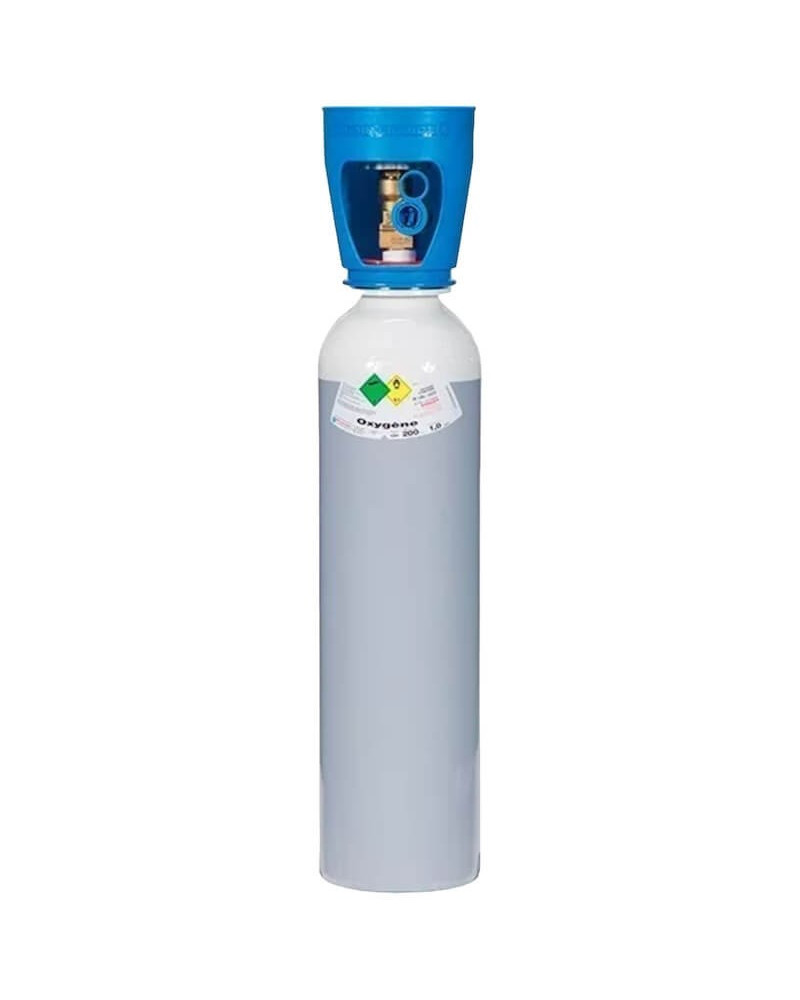 Bouteille d'oxygène médical ( livrée vide), 3 Litres en acier