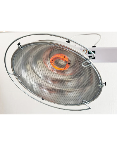 Lampe Infrarouge Thermo Quartz à  bras coulissant - 400W / interrupteur