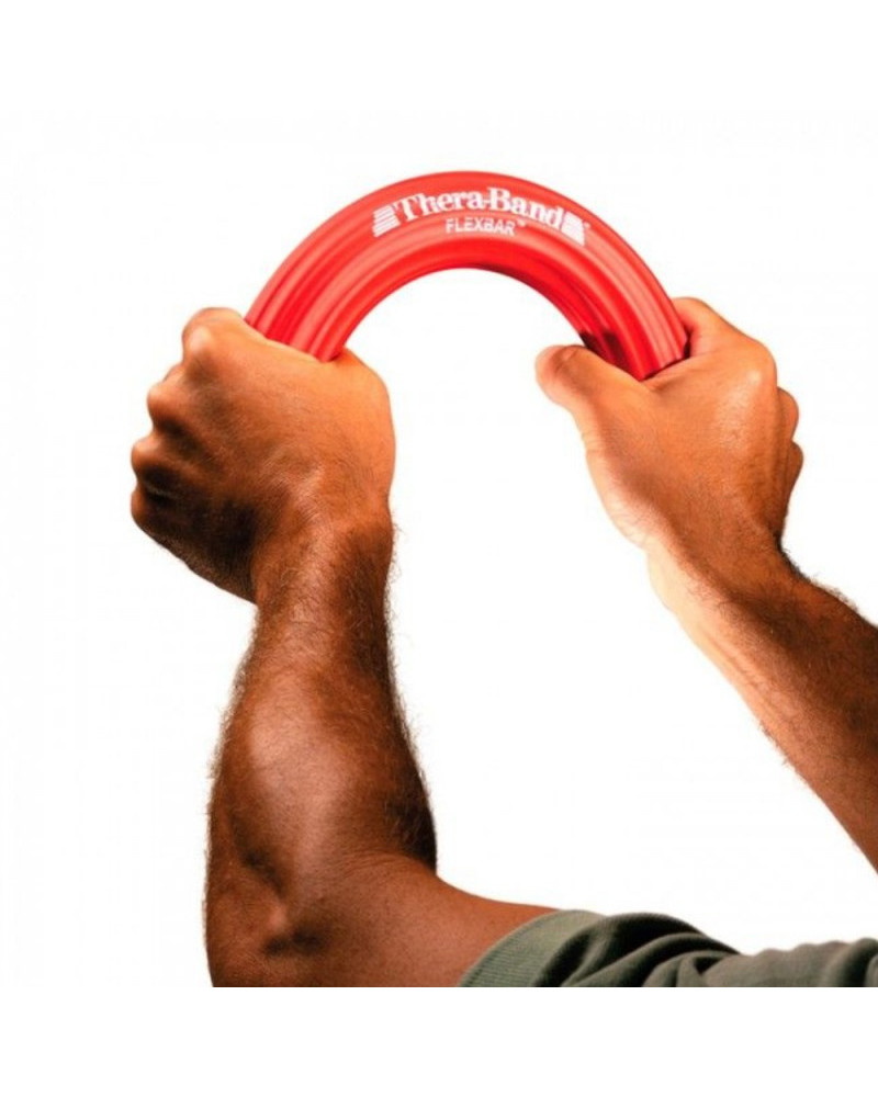 Flexbar Thera-band (Bâton d'entraînement flexible) rouge - léger