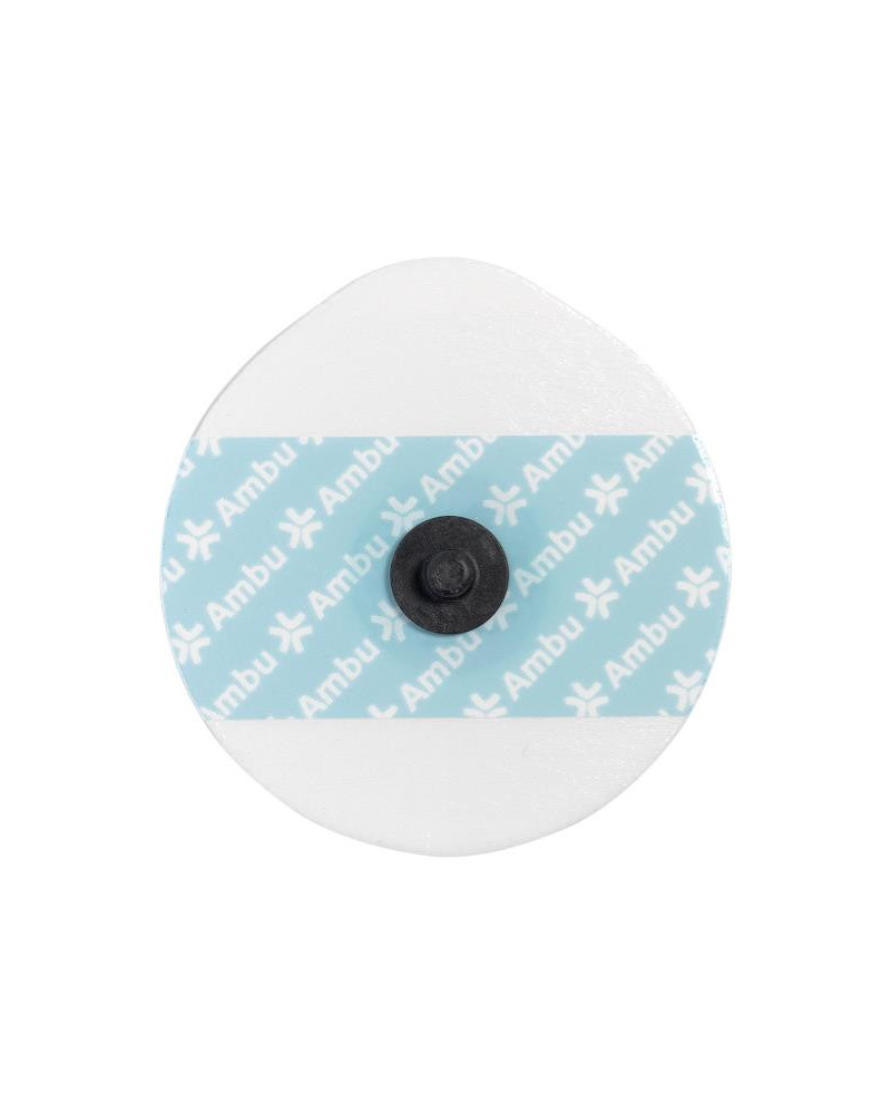 Electrodes ECG rondes à  pression White Sensor 4500M Ambu