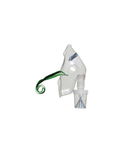 Mini Nébuliseur Adulte avec masque, cuve, et tuyau 2,10m (carton de 50 pièces)