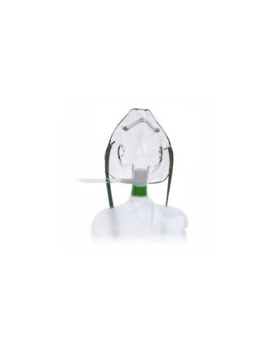 Masque haute concentration oxygène PVC adulte (carton de 50 pièces)