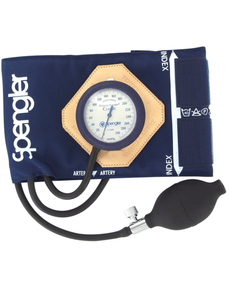 Tensiomètre Anéroïde Vaquez-Laubry® Classic avec brassard velcro coton gris Adulte (M)