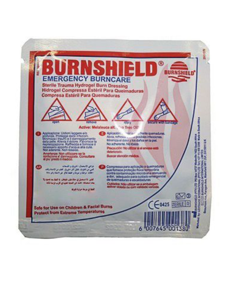 Compresse hydrogel brûlure thermique Burnshield®, 10 x 10