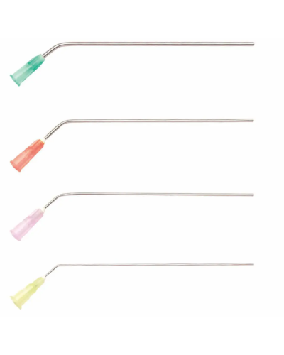 Canule d'aspiration métal crème 1 x 70mm