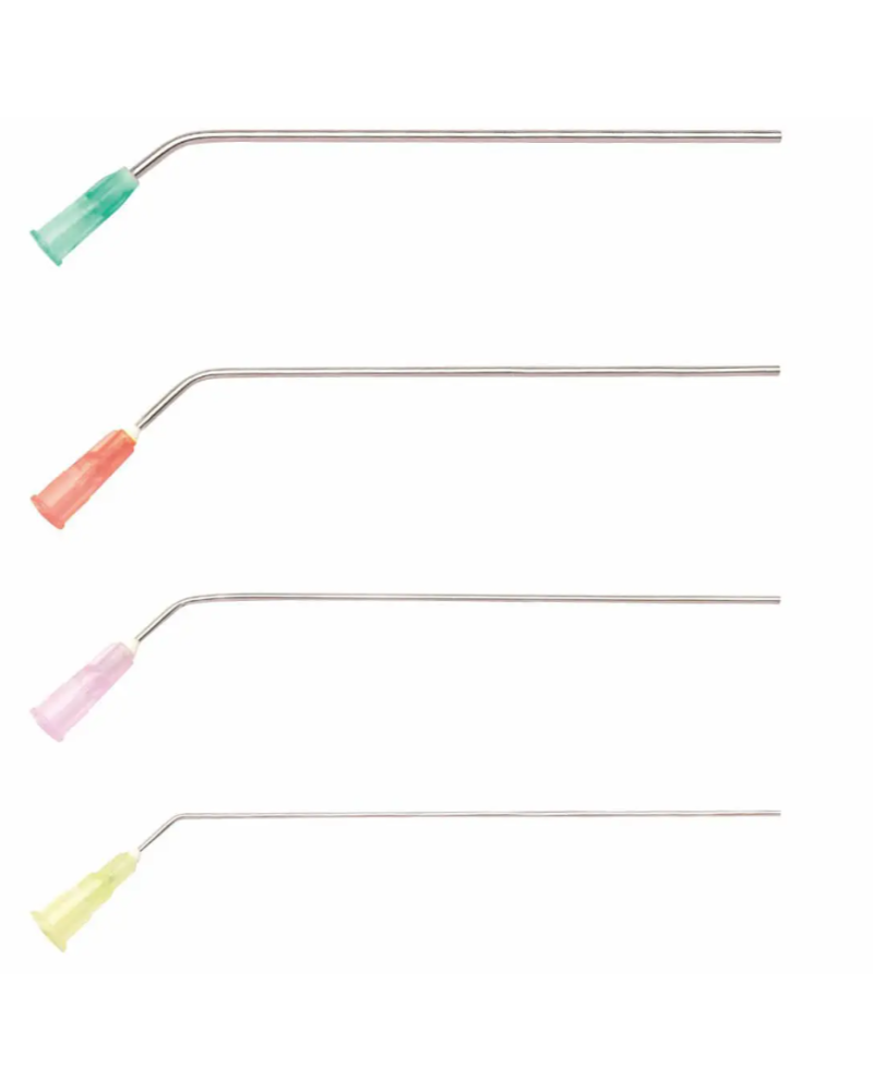 Canule d'aspiration métal crème 1 x 70mm